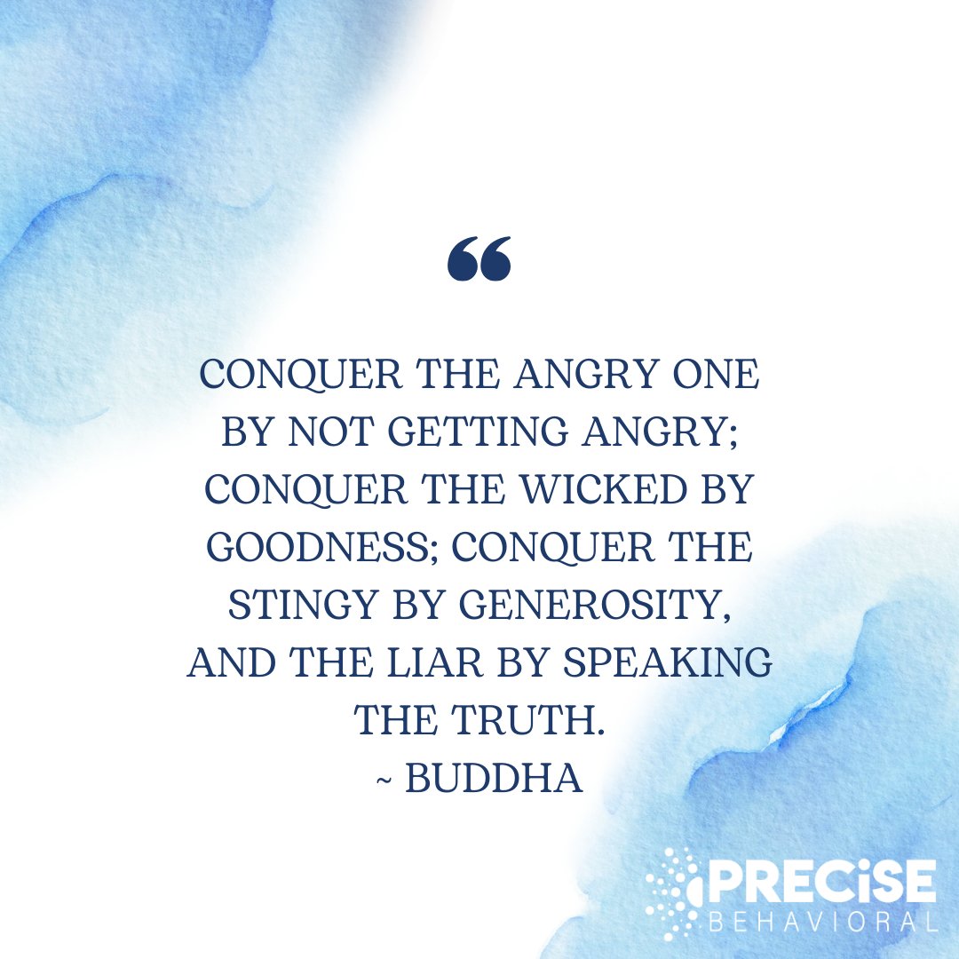 Carry Buddha’s wisdom with you today! Let calm and compassion guide you when the road gets tough.

#MentalHealth #PreciseBehavioral #PreciseBH