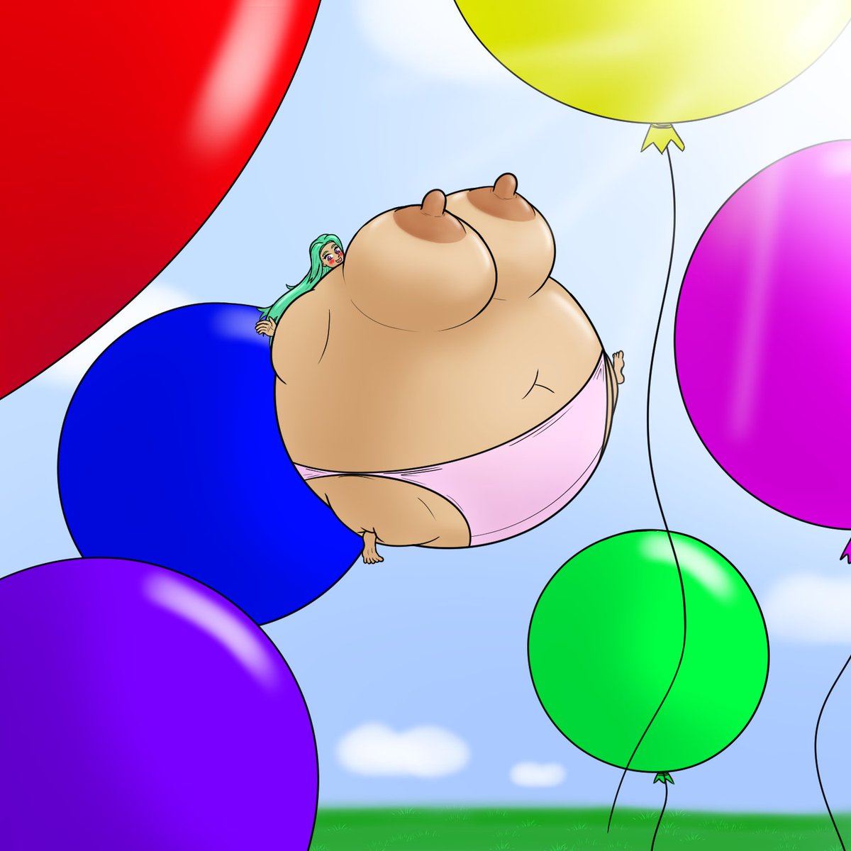 ballooned Emily amongst balloons ~

patreon.com/Circaera