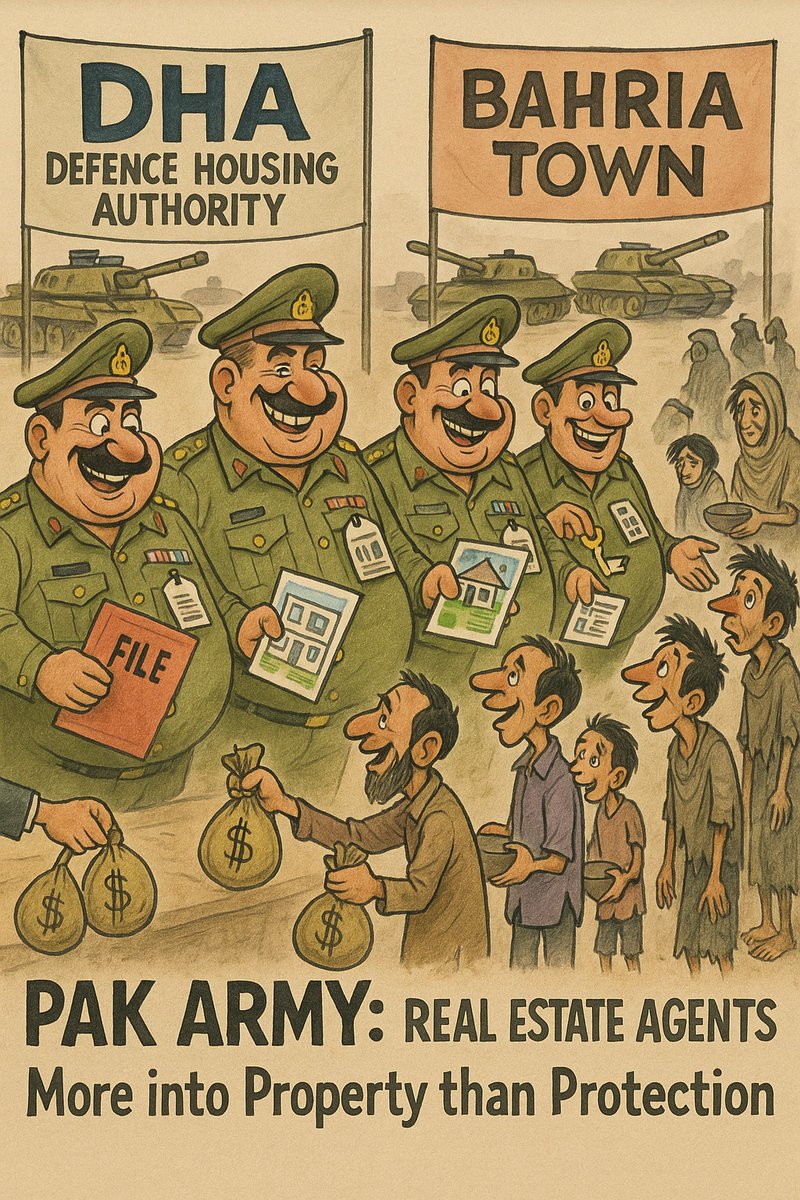 hamza468727's tweet image. Behind the façade of power lies embezzlement, nepotism, and political meddling. 
#PakArmyExposed #CorruptGenerals      #FailedStatePakistan #HumanRights #GUINZLY #PippoBaudo #EleccionesBolivia2025 #riyadh