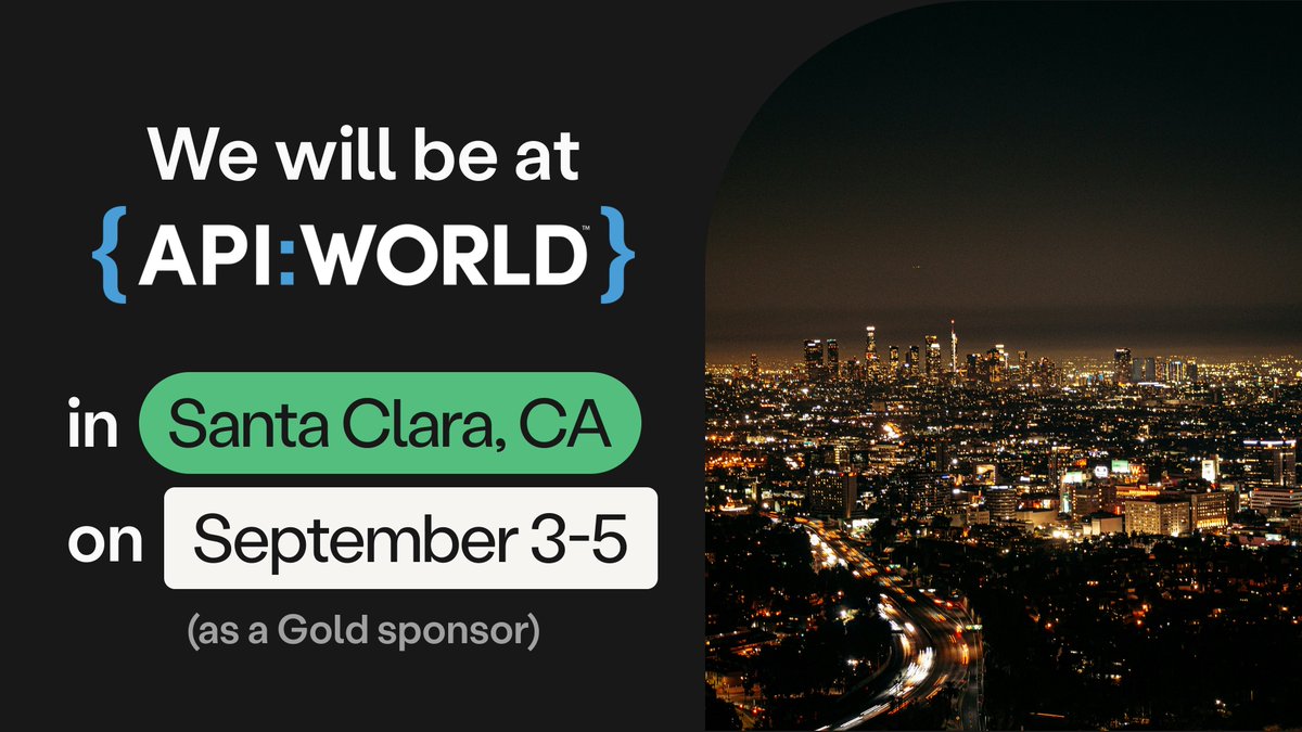 LavinMQ's tweet image. We’re heading to @APIWorld in Santa Clara, Sept 3–5!
✅ Booth open — come say hi!
✅ Gold Sponsors
✅ Don’t miss Erica Weistrand’s talk on decentralizing SaaS monitoring with OSS &amp;amp; standards.
See you there! #APIWorld #LavinMQ