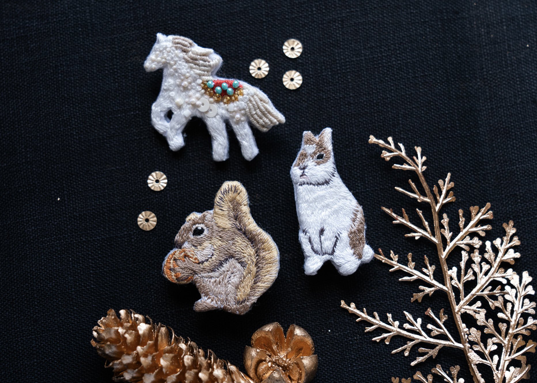 昼猫刺繍店 (@ha_m_conanima) / X