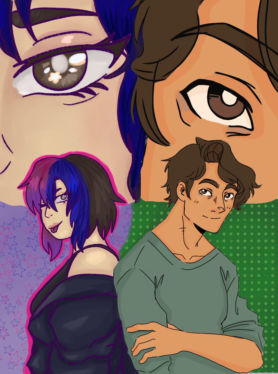 Una bella bella colaboración con mi bestie @_senoritauwu_ en IG no se por que nunca lo subí me encanta el contraste entre nuestros estilos