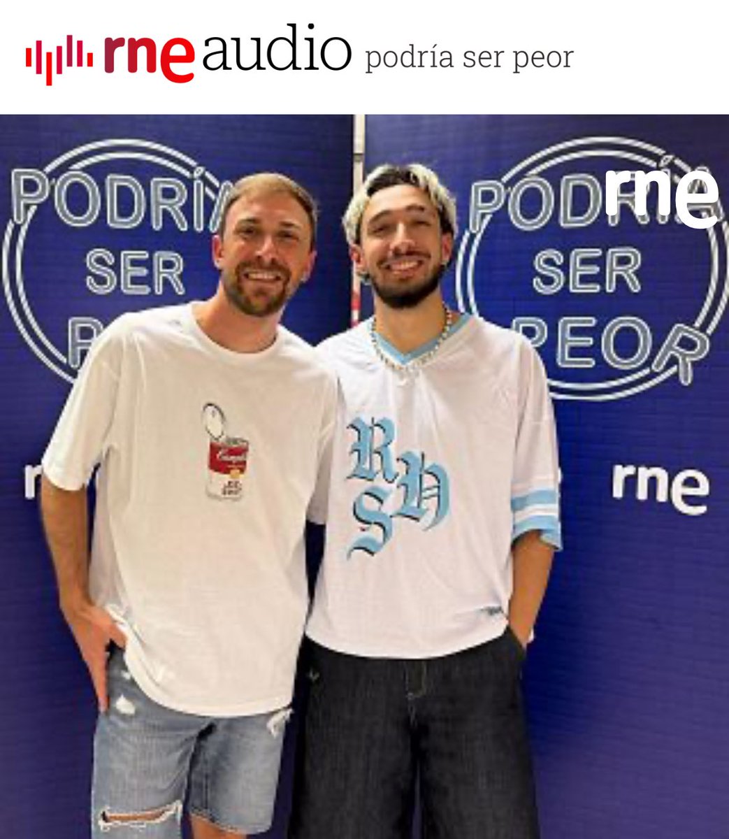 🎙️| Paul Thin estará hoy en el programa Podría Ser Peor de RNE.

🔴 Lo podéis escuchar en directo a las 00:30.

🔗 rtve.es/play/audios/pr…