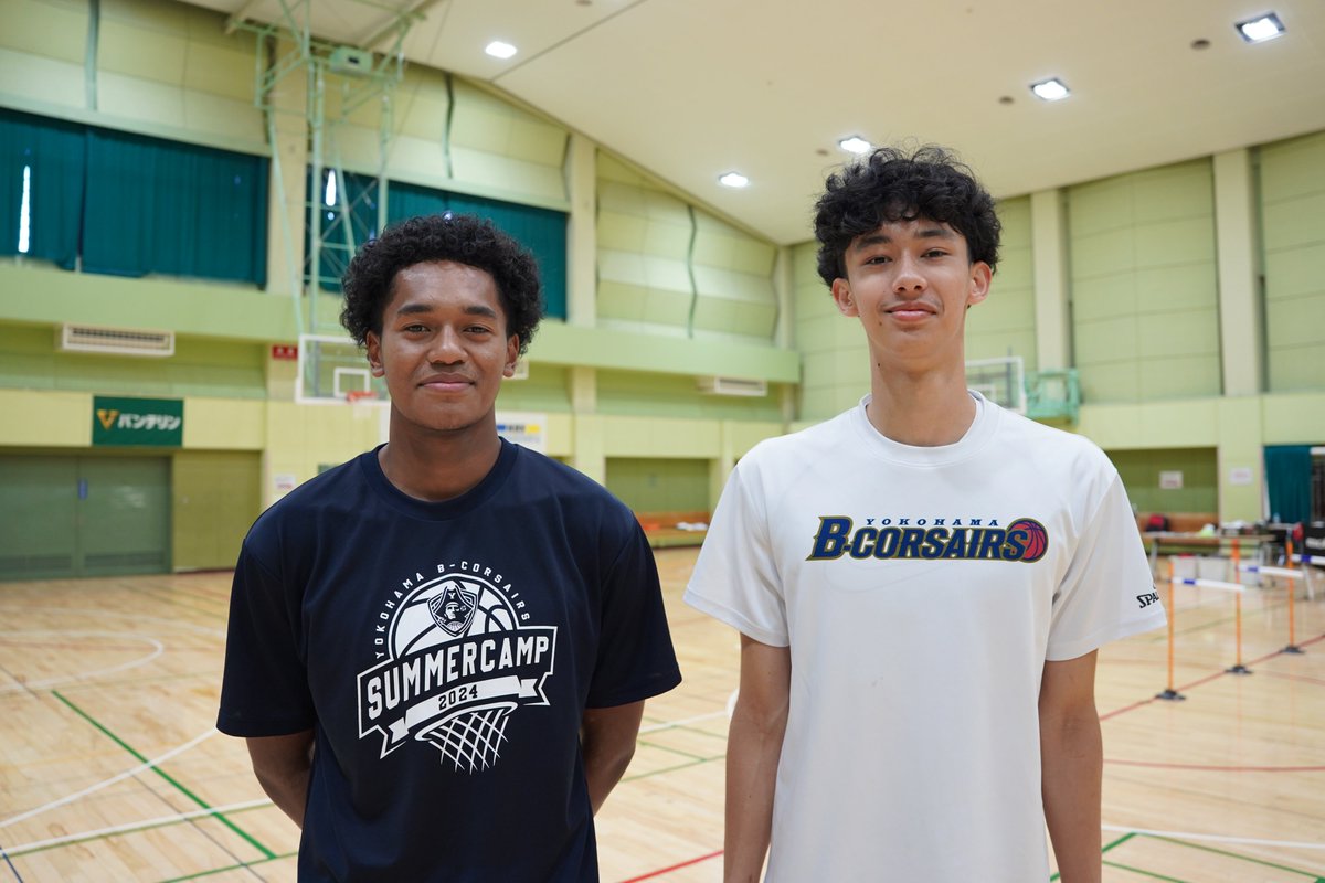 b_corsairs's tweet photo. 横浜ビー・コルセアーズ U18に所属している、江原行佐選手、アダム・エルマスリ選手もトップチームの練習に参加しています！

#ビーコルU18 #ビーコル https://t.co/m2Bsn6hhbI