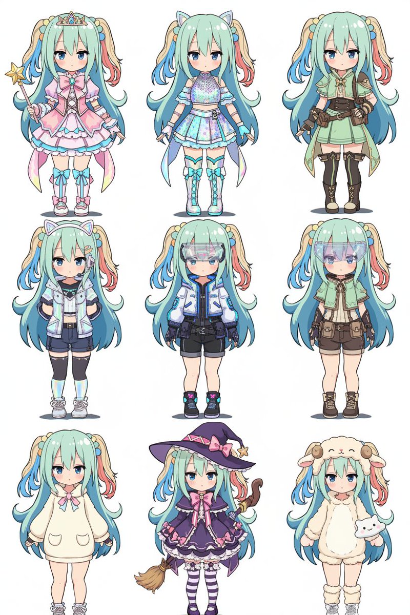 画像生成AI「nano-banana」

・立ち絵素材
・表情差分
・衣装差分

今後ゲーム制作での立ち絵、VTuberの衣装差分などに使えそう