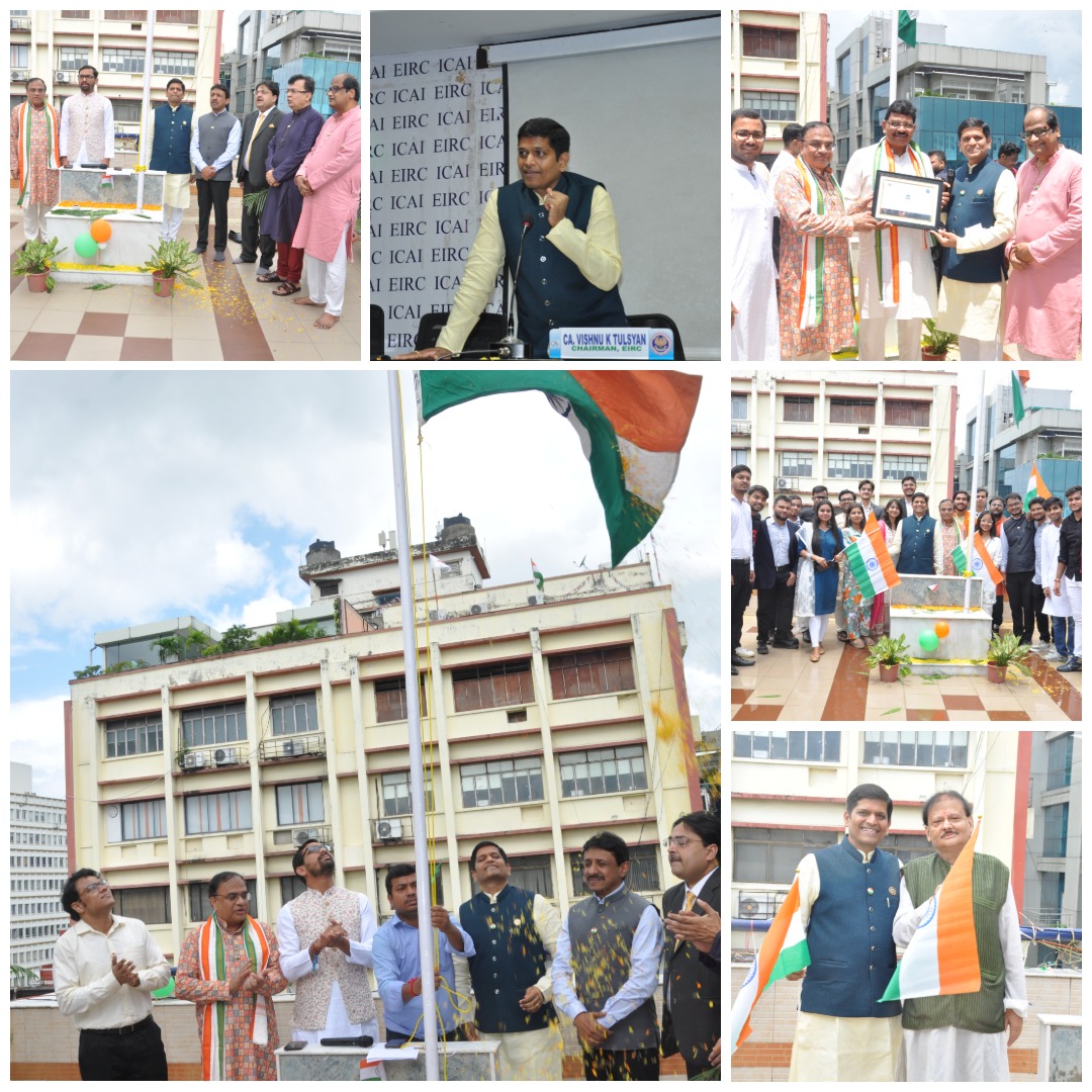 VKTulsyan's tweet image. 🇮🇳✨ Honoured to hoist the 𝙏𝙞𝙧𝙖𝙣𝙜𝙖 at the 79th Independence Day celebrations at EIRC of ICAI.
Proud to celebrate freedom with our CA fraternity.
Let’s uphold 🇮🇳 Integrity, Dedication &amp;amp; Responsibility—always.
𝗝𝗮𝗶 𝗛𝗶𝗻𝗱! 🙏
#ICAI #EIRC #JaiHind #IndependenceDay