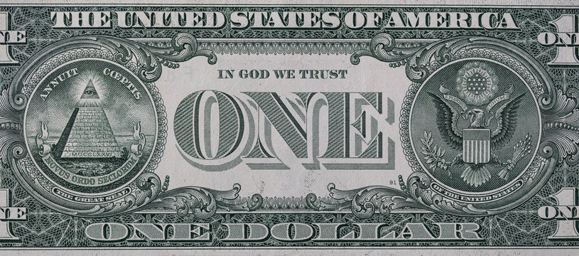 Did you know the $1 bill is obsessed with the number 13?

13 stars above the eagle.
13 steps on the pyramid.
13 arrows in the eagle's claw.
13 leaves on the olive branch.
13 berries on those leaves.
13 stripes on the shield.
13 letters on the phrase "Annuit Coeptis."

Why?