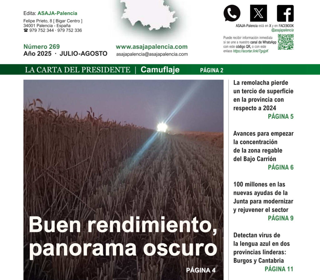 Último número de nuestro periódico: Campo Palentino.
asajacyl.com/palencia/asaja…