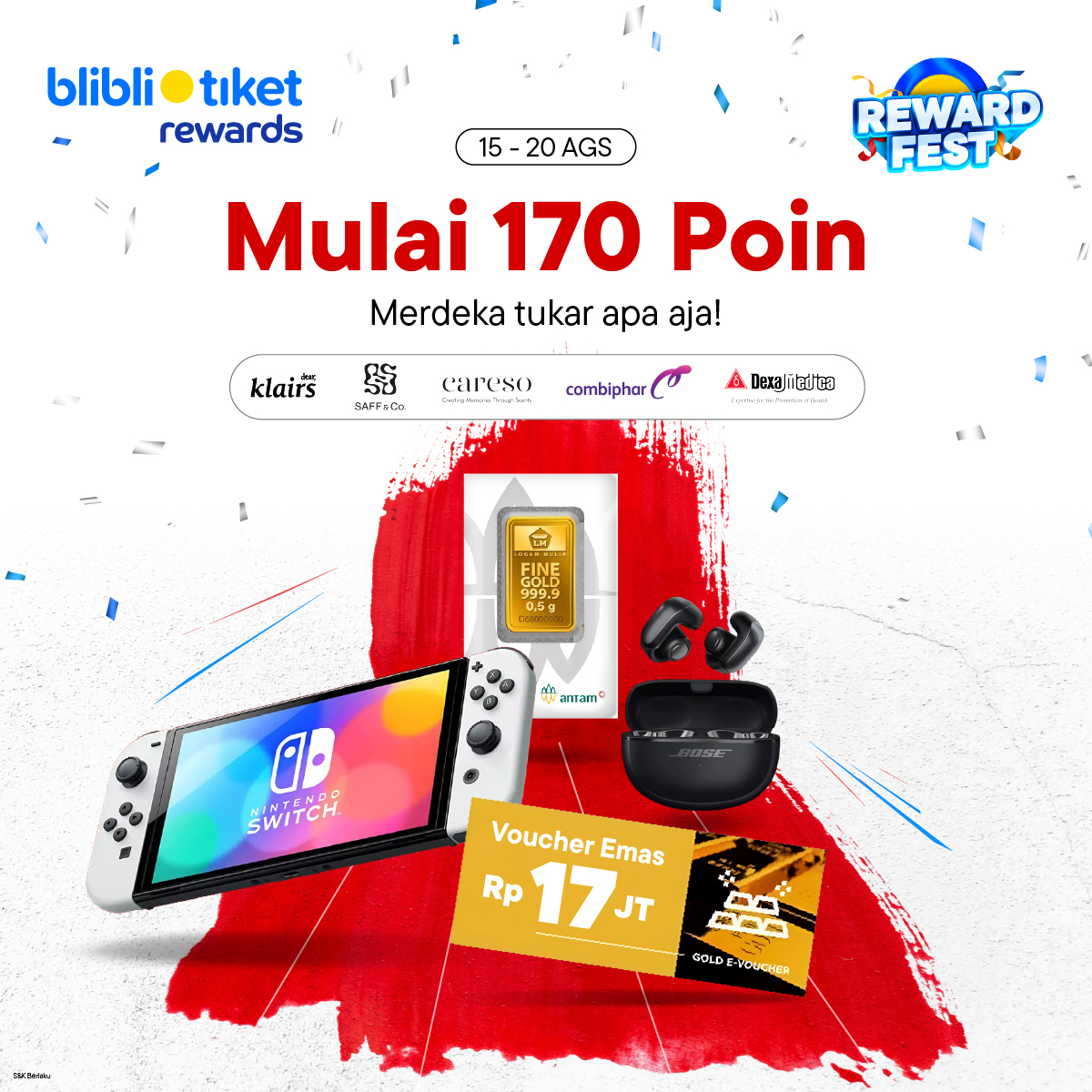 Ada yang mau 100 ribu?! ✨𝑵𝑲𝑲𝑪𝑯𝑰 📷
yuk, Nanti Kita Kasih Cepek Hari Ini!

• Quote Tweet 1 hal yang identik dengan merdeka!
• FOLLOW <a href="/bliblidotcom/">Blibli</a>
+ RT LIKE tweet ini
• Pemenang acak

Cek link ini utk tuker poin kamu! 👇
blibli.onelink.me/aFLN/rewardfes… #NoBlablaDiBlibli
