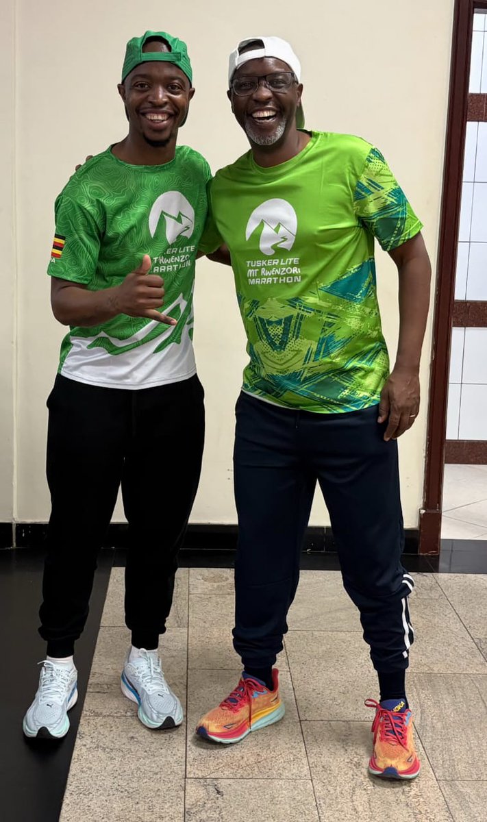 South African running influencer <a href="/MarimaSipho/">Sipho_Marima</a> has touched down in Uganda this morning at 5am, accompanied by a strong team of fellow running influencers. 🏃‍♂️🌍

Special thanks to <a href="/AbiazRwamwiri/">Abiaz Rwamwiri</a> and team for making this happen, and to <a href="/AmoruPaul/">Amb. Paul Amoru</a> and his team for the great support!