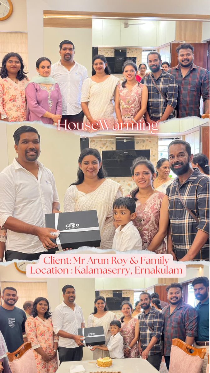 CreoHOMES's tweet photo. Another milestone for Creo Homes! 🏡✨ Congratulations to Mr. Arun Roy &amp; Family on their beautiful new home in Kalamassery, Ernakulam. Wishing you joy, peace &amp; countless memories in your dream home. ❤️ #CreoHomes #HouseWarming #NewBeginnings https://t.co/Lgnc13Aicv