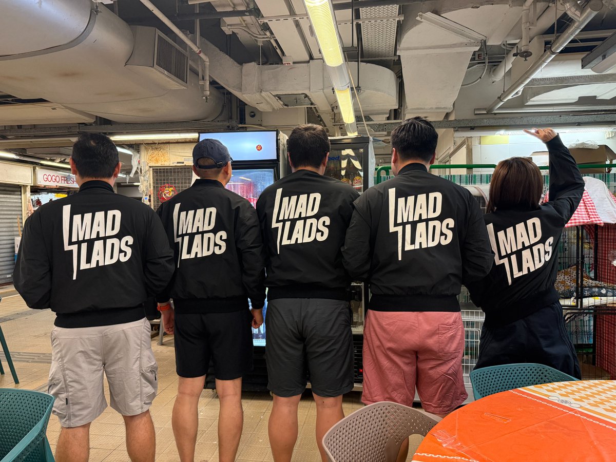Close-up of MadLads community toast