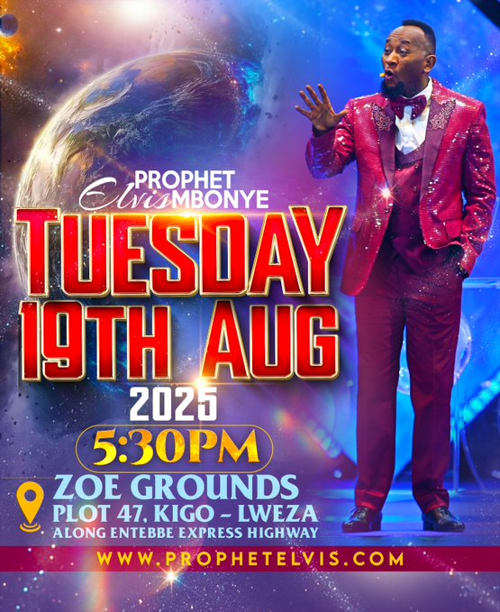 Just reminding you, Tomorrow is Tuesday!!
#ProphetElvisMbonye