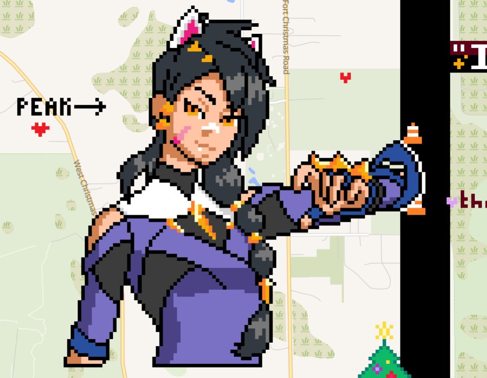 I made a portrait of Erisa on WPlace 💜
(East Orlando, FL)

#Fortnite #FortniteFanArt #wplace