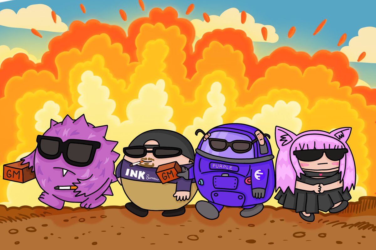 0xPyush's tweet image. Gm @inkonchain  soon we're gonna paint 🫟 the whole crypto world with $INK 🫟