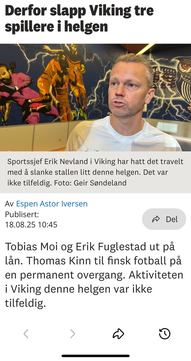 schibevaag52's tweet photo. Spennende comeback i norsk fotball, der altså https://t.co/gdSwbJGOP1