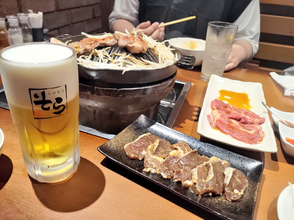ジンギスカン中🍺🍻