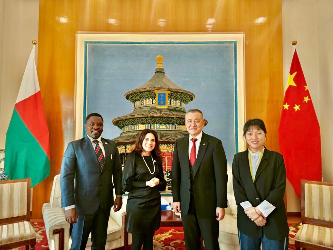 Grateful to H.E. Ji Ping, Ambassador of the People’s Republic of China in Madagascar, for an engaging dialogue and the promising collaboration opportunities in support of communities across the island.