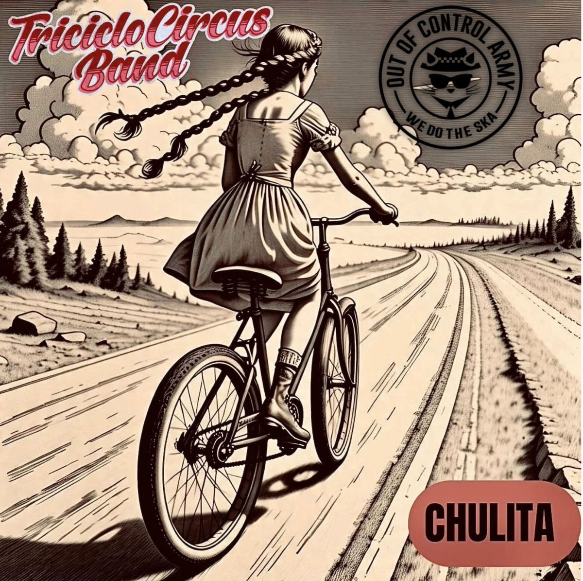 Popkinema's tweet image. 🎶 #Música | "Chulita" es el nuevo sencillo de #TricicloCircusBand junto a #OutOfControlArmy, una fusión alegre de ska y folclor que celebra el amor a primera vista con ritmo festivo y nostálgico