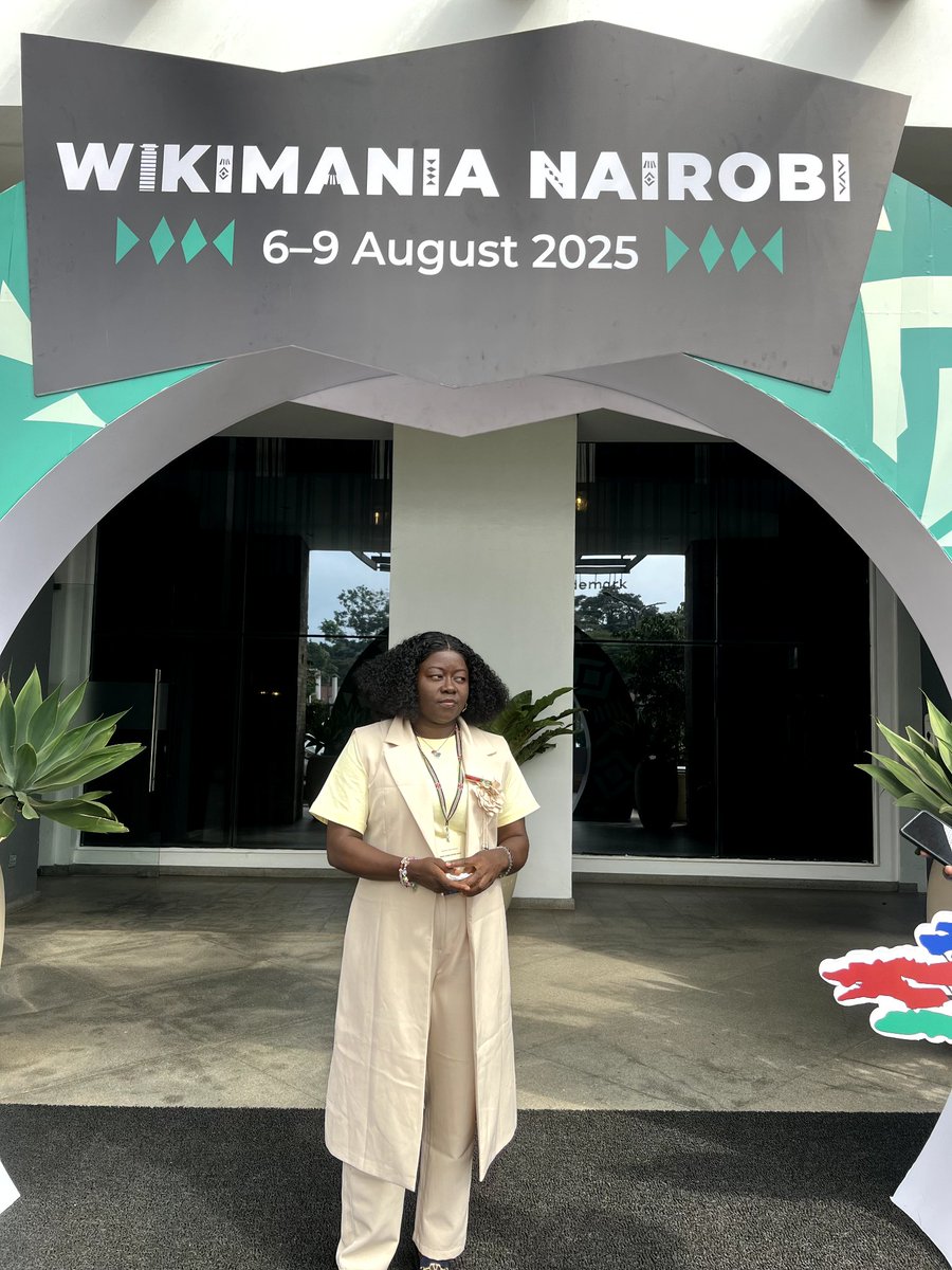 NAembe24808's tweet photo. Mon expérience à Wikimania à Nairobi 🇰🇪
Participer à Wikimania 2025 à Nairobi a été une aventure inoubliable. https://t.co/PF0X89KvwC