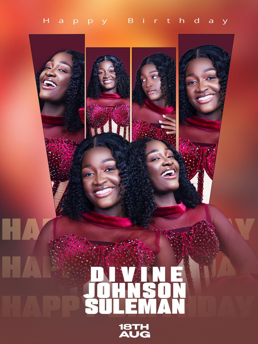 Happy glorious,beautiful birthday to my baby girl..Lines are falling in pleasant places for you my dear, God bless your new age keep enjoying God's goodness and mercy..love you my gist partner.