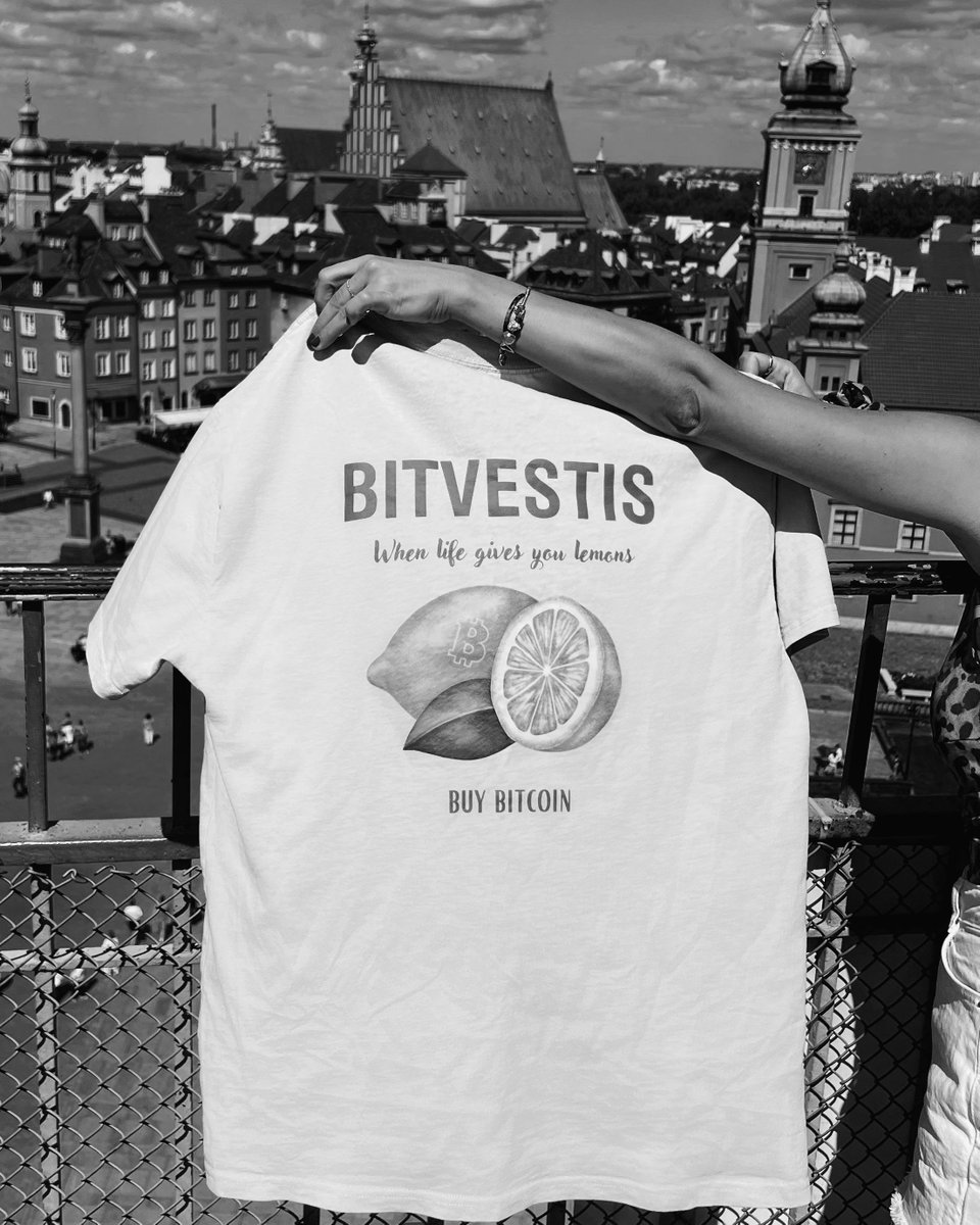 I take my favorite shirt with me wherever I go

#Bitcoin #BTC #Satoshi