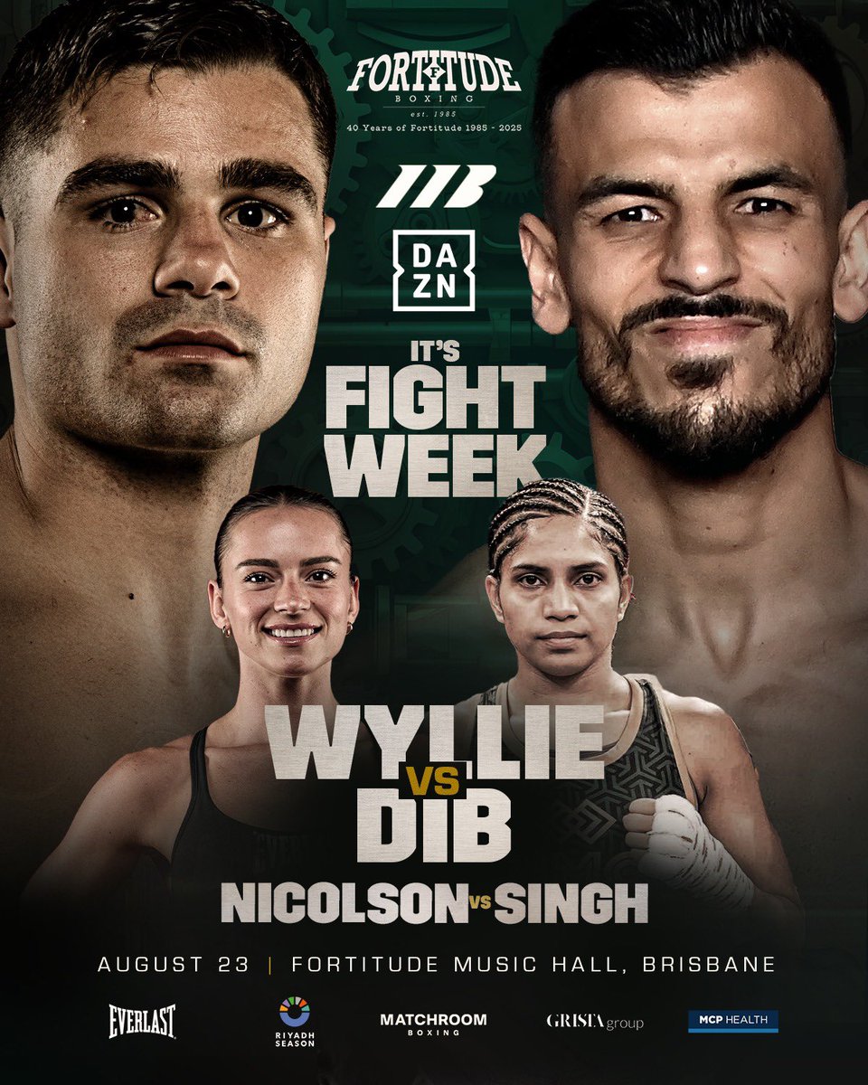 Matchroom Boxing (@matchroomboxing) on Twitter photo To Brisbane 🛫🇦🇺
Queensland duo Jake Wllie and <a href="/skyebnic/">Skye Nicolson</a> lead the charge in front of home crowd this Saturday live worldwide on <a href="/DAZNBoxing/">DAZN Boxing</a> 👊
#WyllieDib #NicolsonSingh To Brisbane 🛫🇦🇺
Queensland duo Jake Wllie and <a href="/skyebnic/">Skye Nicolson</a> lead the charge in front of home crowd this Saturday live worldwide on <a href="/DAZNBoxing/">DAZN Boxing</a> 👊
#WyllieDib #NicolsonSingh