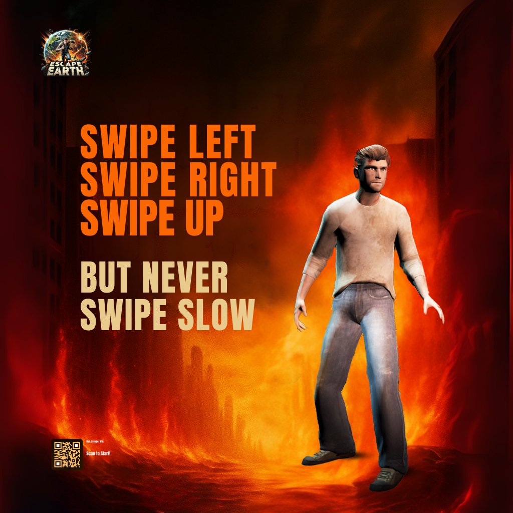 escapeearth6's tweet photo. 🔥 Speed is survival. In Escape Earth, every swipe counts.

#Web3Games  #Web3Community https://t.co/qSW4Vo5POr