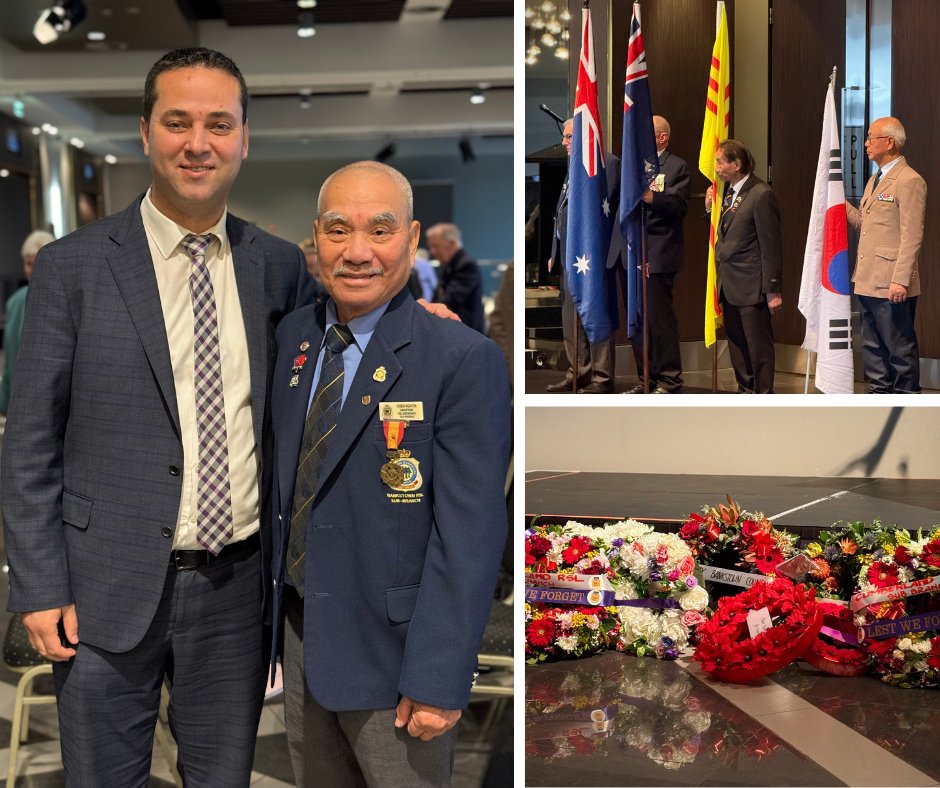 Commemorating the annual Vietnam Veterans Day Service in Bankstown today.