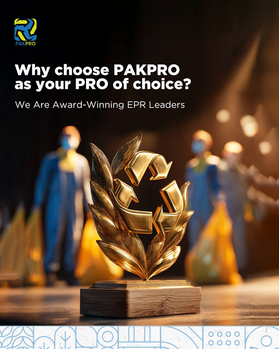 PAKPROKenya's tweet image. What sets PAKPRO apart? Results that win awards. 🏆

Named Kenya’s Best EPR Scheme of the Year, we deliver impact that’s recognized nationally.

Be part of a PRO that walks the talk.

#AwardWinningPRO #PAKPROKenya #WasteReform  #CircularEconomy