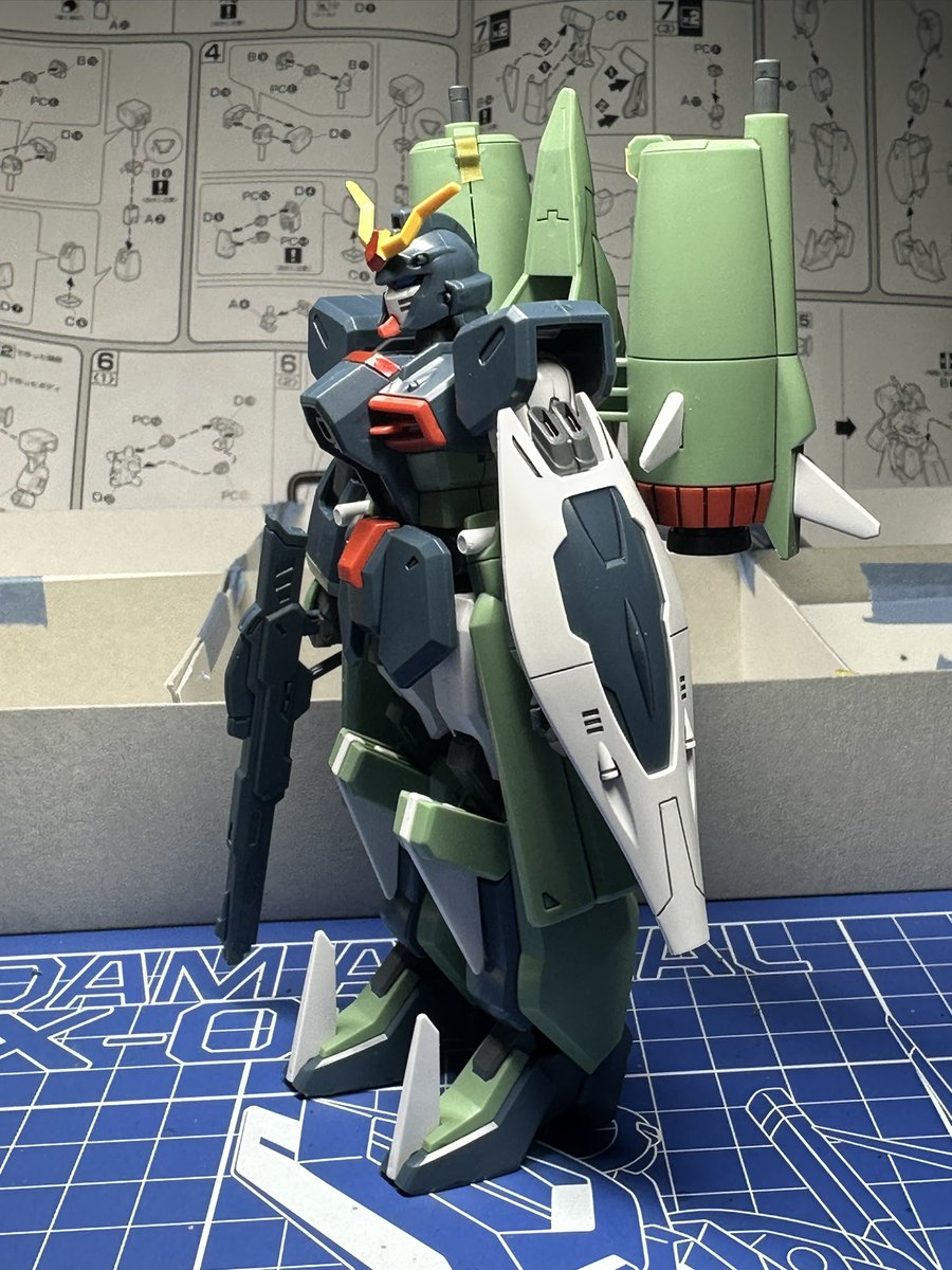 manatu918's tweet photo. ミサイル部分のフタがパカパカ過ぎてマステ貼っとかないといけないカオスガンダム、パカパカなのはうちの子だけかな? https://t.co/eckUT7fRus