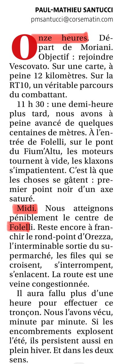 ProsperALFONSI's tweet photo. A CULLETTIVITÀ DI CORSICA INVESTISCE PER A CORSICA È I SO TERRITORII O MICCA
MAINTENANT ON VEUT LE TRAIN POUR ALLER À FOLELLI ET BASTA
BASTA LES CRÉNEAUX DE DÉPASSEMENTS ET LES HIÉROGLYPHES SUR LES ROUTES
#TamantaStrada https://t.co/GxuPt2y6u6