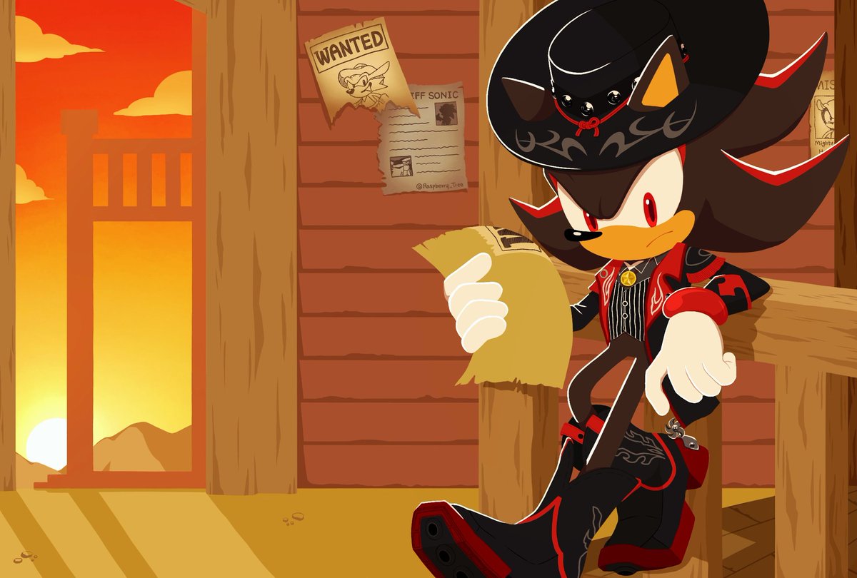 Raspberry_Tree's tweet photo. Outlaw Shadow
#ShadowTheHedgehog
#OutlawShadow https://t.co/sAIt024hyP