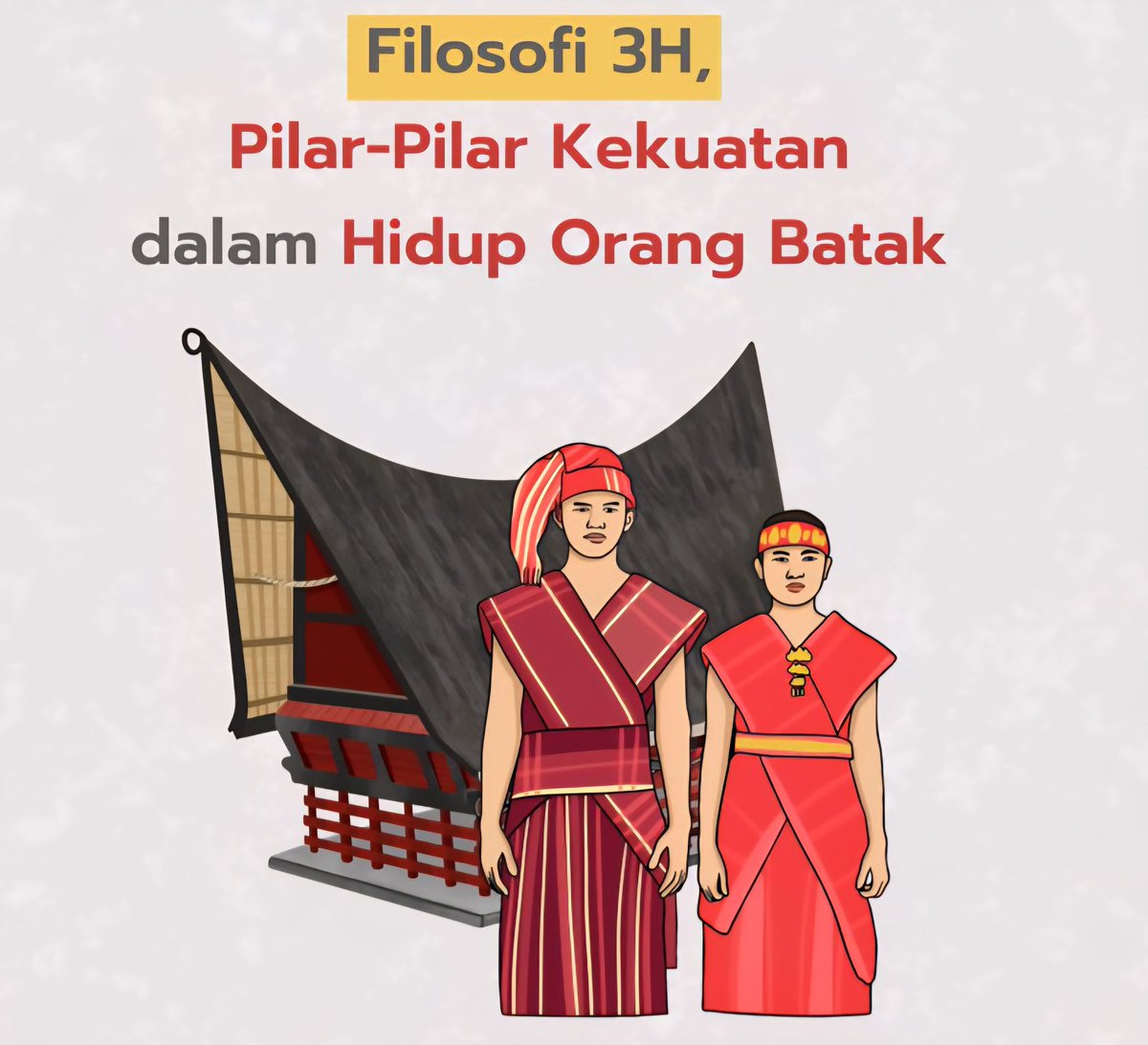Hamoraon (kekayaan), hagabeon (keturunan) &amp; hasangapon (kehormatan). Semua itu diperoleh dengan satu syarat, apa itu? Kejar pendidikan setinggi-tingginya. "Anakkon hi do hamoraon di au", ini adagium kebanggaan utama orang tua Suku Batak kepada anaknya. Horas💪🇮🇩