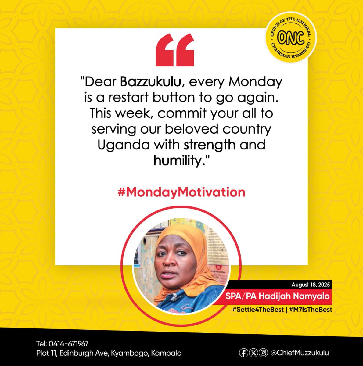 Message from SPA <a href="/ChiefMuzzukulu/">Uzeiye Hadijah</a>