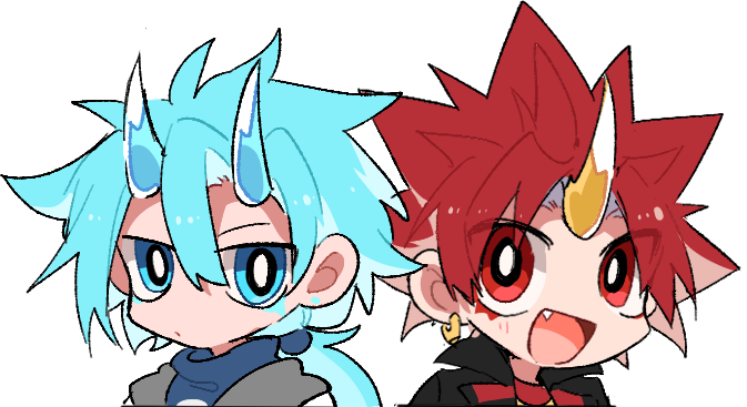 11ha_sh1ra's tweet photo. 過去絵で失礼します……非人類学園お疲れ様でした！金角銀角大好きだ…… https://t.co/x6j6yiGkkR