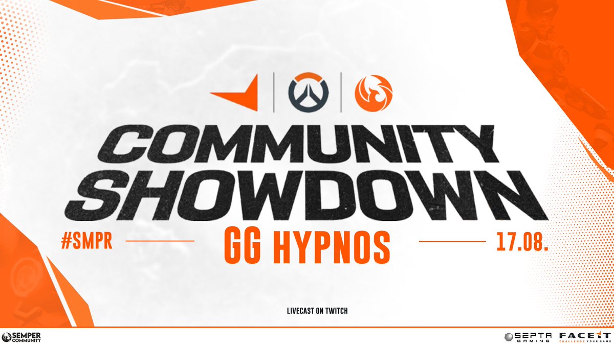 Semper (@sempercommunity) on Twitter photo 🥇 HYPNOS wins the SEMPER COMMUNITY SHOWDOWN!
They take home 50,000 FACEIT Points + €50 🏆
GGs to our Top 4:
1️⃣ <a href="/OWHypnos/">Hypnos</a> 
2️⃣ Quick Academy
3️⃣ Alternate Pytel
4️⃣ XXXXXX
#Overwatch2 #Faceit #SemperCommunity 🥇 HYPNOS wins the SEMPER COMMUNITY SHOWDOWN!
They take home 50,000 FACEIT Points + €50 🏆
GGs to our Top 4:
1️⃣ <a href="/OWHypnos/">Hypnos</a> 
2️⃣ Quick Academy
3️⃣ Alternate Pytel
4️⃣ XXXXXX
#Overwatch2 #Faceit #SemperCommunity