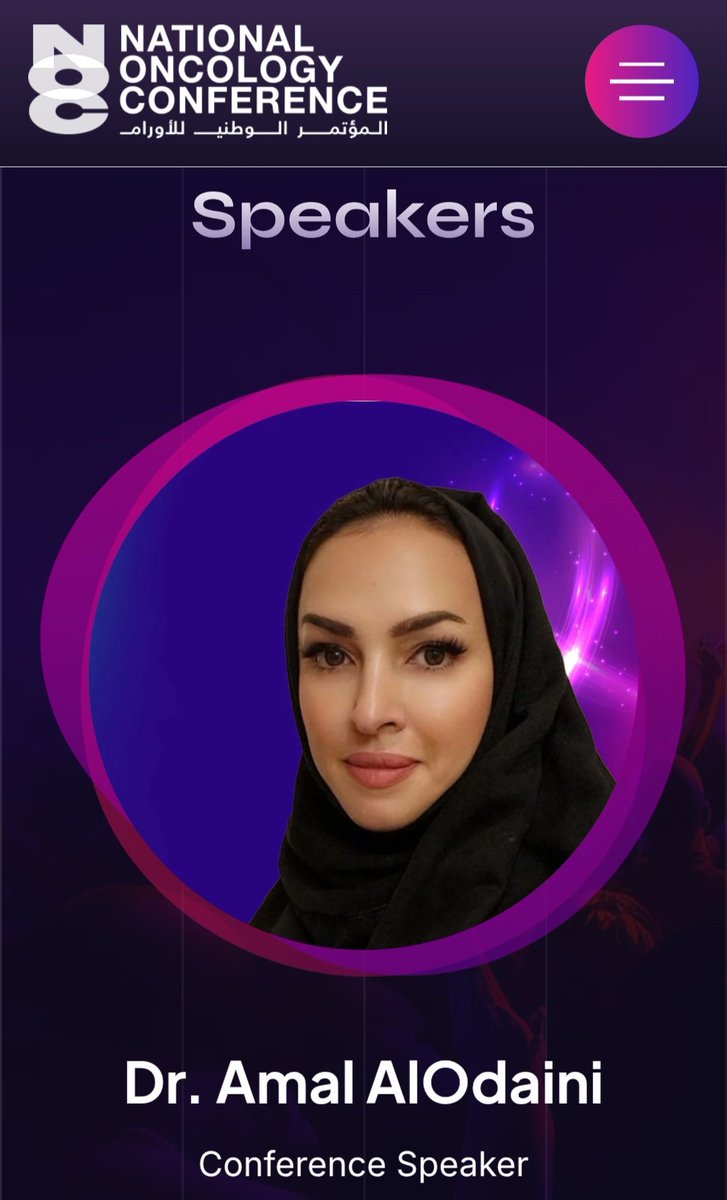 Honored to be speaking and sharing insights with leading experts in advancing cancer care at the National Oncology Conference 2025!

📅 Sept 13 2025

📍 Mohammed Almana College for Medical Sciences Saudi Arabia, Dammam

noc-conference.com

#Oncology #CancerResearch