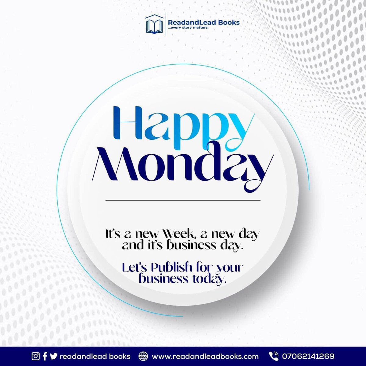 read_leadbooks's tweet photo. Get up.
Get started.
Get writing.
Happy new week.
#mondaymotivation #mondayvibes #mondaymood #authors #bookwritinghelp #books #bookpublisher #publishing https://t.co/wzGQDs1Kn6