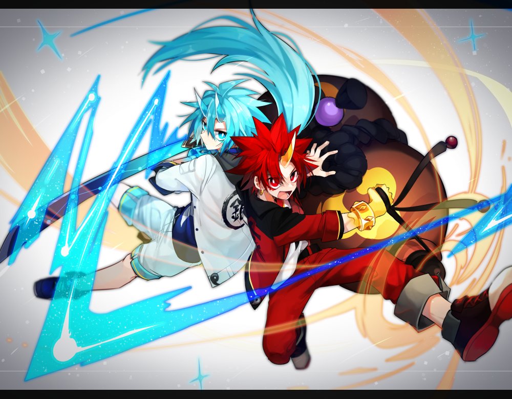 11ha_sh1ra's tweet photo. 過去絵で失礼します……非人類学園お疲れ様でした！金角銀角大好きだ…… https://t.co/x6j6yiGkkR