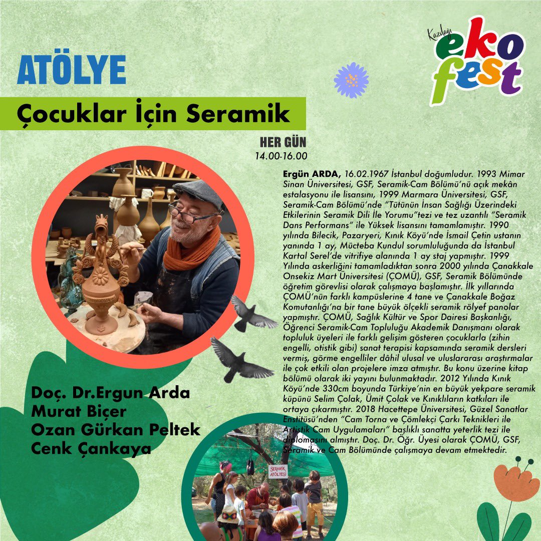 KazdagiKDernegi's tweet photo. KAZDAĞI EKOFEST2025’DE ÇOCUKLAR İÇİN ÖZEL BİR SOKAĞIMIZ VAR!
“Çocuk Sokağı Etkinlikleri” her gün
10.00-12.00 ve 14.00-17.00 arasında.
Kayıt yaptırmayı unutmayın:
https://t.co/HMV7ZjoBxh
#ekofest
#kazdağıkoruma https://t.co/NgHUVA6DiJ