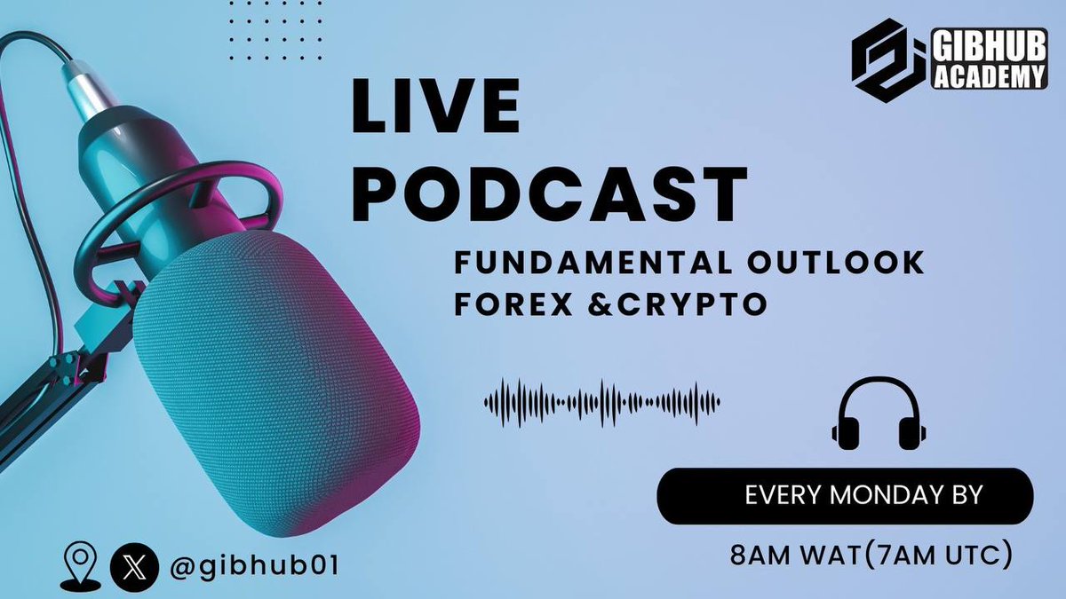 gibhub_academy's tweet photo. We will be live today by 9:00 am for our fundamental outlook see you there. https://t.co/lEtSoc5hV7
