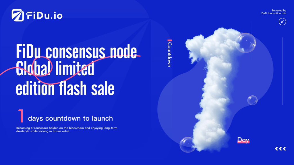 FiDu_io's tweet photo. ๐ฅ FiDu Consensus Node Global Limited Flash Sale
๐ Only 1 day left in the countdown!
๐ Seize the final chance to lock in future value, enjoy long-term dividends, and join the new era of blockchain!
#FiDu #DeFi #Blockchain #ConsensusNode #FinalCountdown https://t.co/PeR1HPv2Op