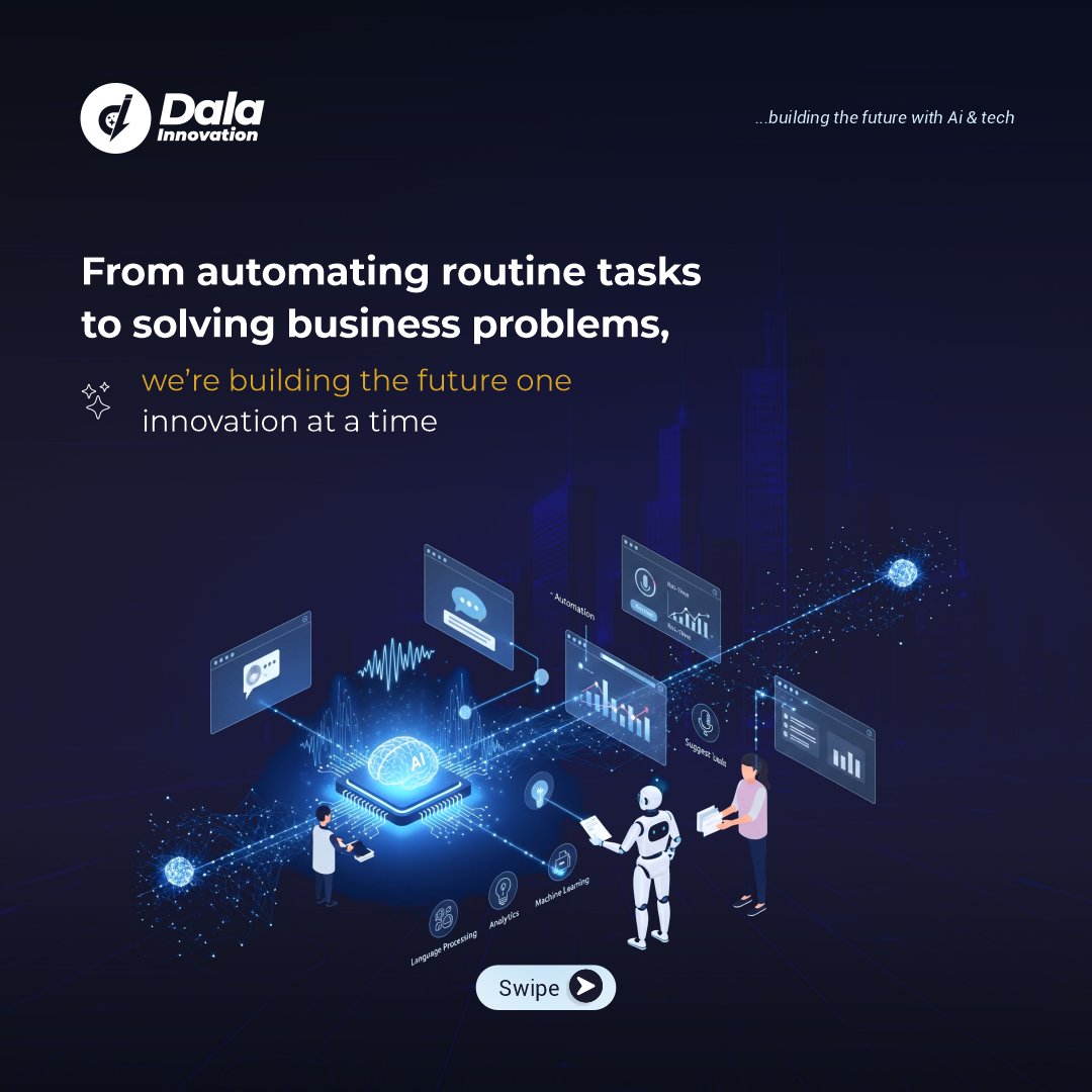 Dala_Innovation's tweet image. We don&apos;t just build AI! We build solutions!  

Now tell us, what’s the one thing you’d love to see AI solve?

Reply with your thoughts!

#DalaInnovation #AIforImpact #TechFuture