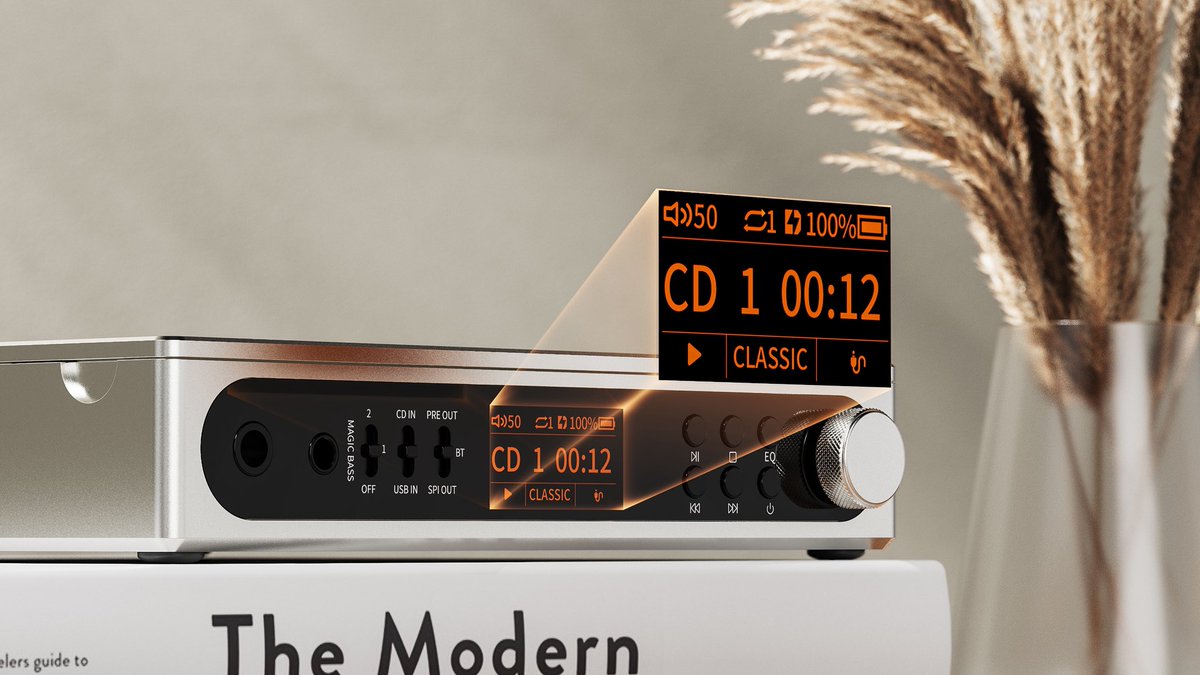 FiioWillson's tweet image. DM15&apos;s TFT Screen #fiio #cd #cdplayer