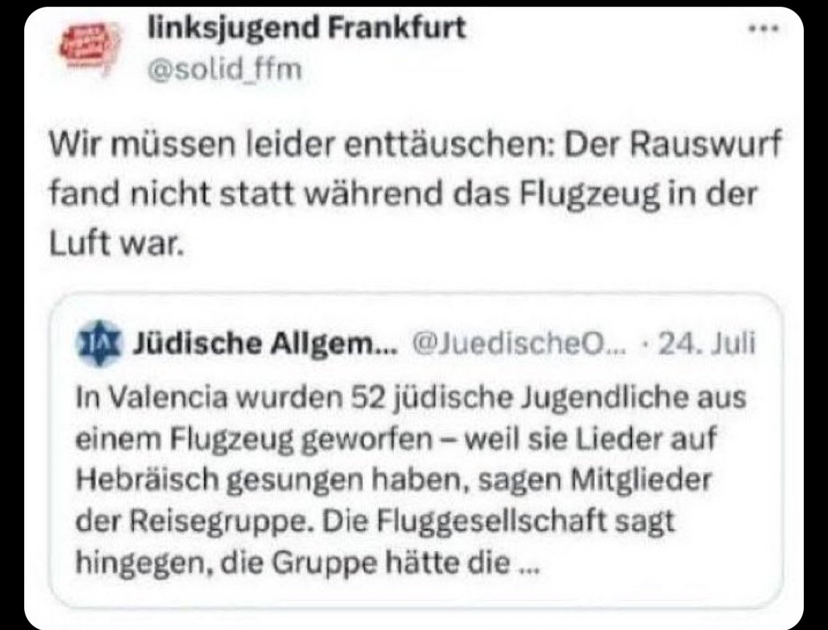 Ich habe nie verstanden, warum nur die AfD als verfassungsfeindlich eingestuft wird, und <a href="/dieLinke/">Die Linke</a> von vielen als normaler Teil des demokratischen Spektrums gesehen wird. Solch ein krasser Spruch kann nicht mit einer billigen Entschuldigung ungeschehen gemacht werden @bfv