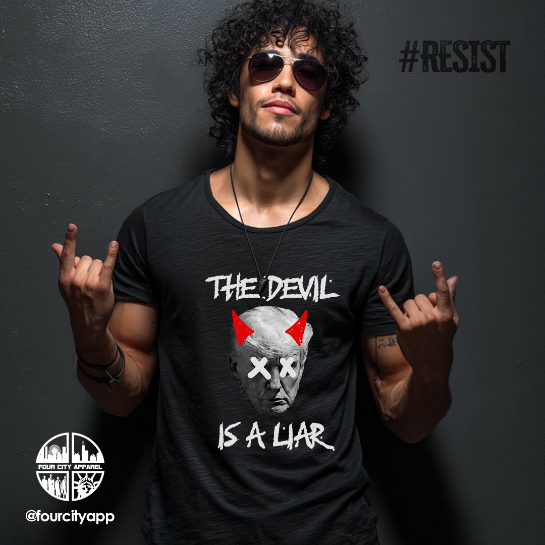 Biz4Ever's tweet photo. @mermaidmamamags @IAMTOMMACDONALD That's a wild visual, shoulda ran that by the team 1st 😂😂😂

He said "The Devil is a Democrat", but actually: https://t.co/ilhAeeCfjl