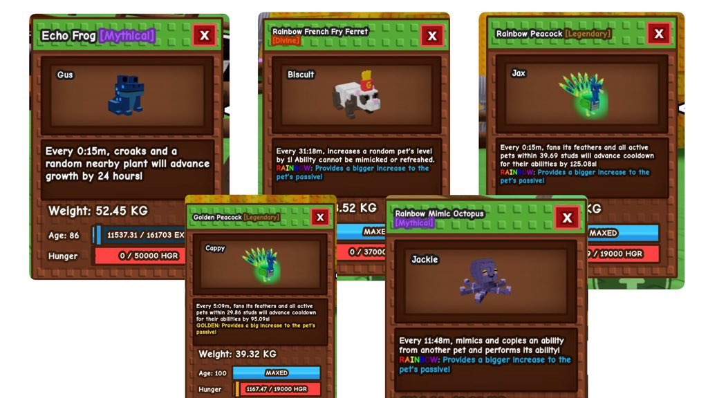 abett (@exntertain) on Twitter photo WTS PETS (nego)
β’π¦ Rainbow Titan Peacock (CD 15) β 1.3jt
β’π¦ Huge Gold Peacock β 350k
β’π¦ Golden Dilop β 100k
β’πΈ Huge Echo Frog (CD 15) β 420k
β’π Golden Disco Bee age 88β 100k
β’π FFF Rainbow β 320k
β’ π rainbow mimic - 150k
π° Pay first, get first β fast deal! WTS PETS (nego)
β’π¦ Rainbow Titan Peacock (CD 15) β 1.3jt
β’π¦ Huge Gold Peacock β 350k
β’π¦ Golden Dilop β 100k
β’πΈ Huge Echo Frog (CD 15) β 420k
β’π Golden Disco Bee age 88β 100k
β’π FFF Rainbow β 320k
β’ π rainbow mimic - 150k
π° Pay first, get first β fast deal!