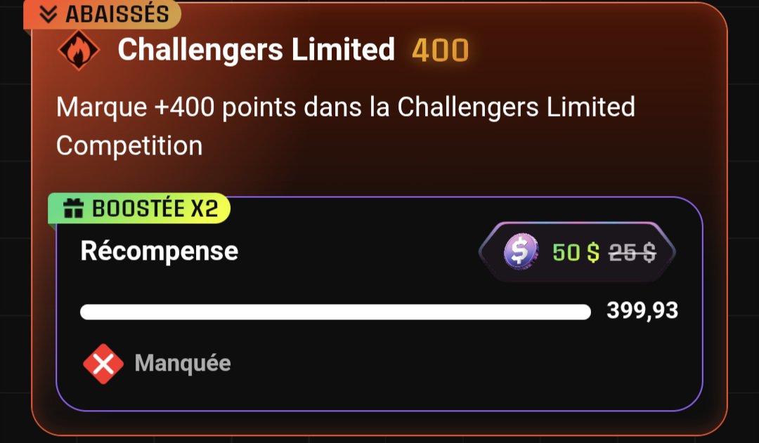 OnlyOneFuze's tweet image. 4 ans que je suis sur @Sorare et l'expérience est de plus en plus chiante. Avec la disparition de SD, finies les notifications sympas qui permettent de vibrer pendant les matchs. L'interface est chiante, et en plus de cela on passe à côté des objectifs pour 0,07. On arrête là ?🤔