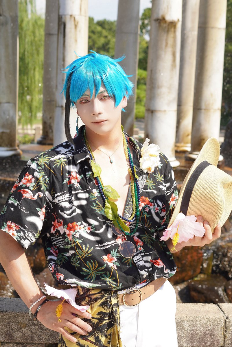 cosplay
___________________________________

twst
🦈フロイド・リーチ　
スイスイウェア
___________________________________

#アコスタ鶴舞
#ツイステコスプレ
#twstコスプレ
#三脚レイヤー友の会